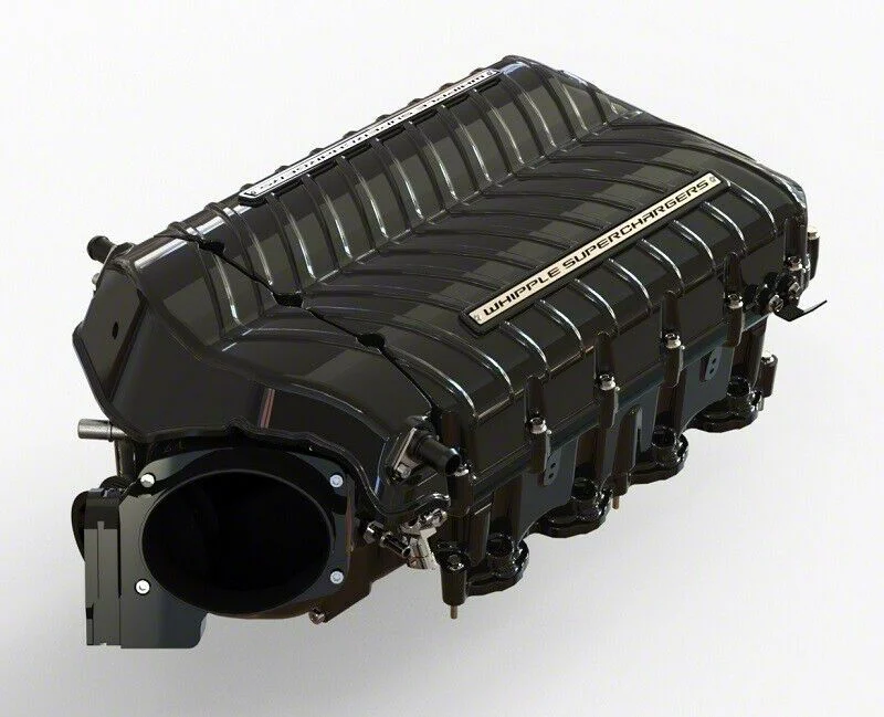 Whipple Gen 6 W185AX 3.0L Intercooled Supercharger Kit; Black; Stage 2 (18-20 5.0L F-150)