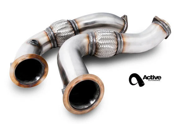 Active Autowerke Catless Downpipes | BMW E-Chassis V8 X5M X6M X5 X6 550i 2010-2014