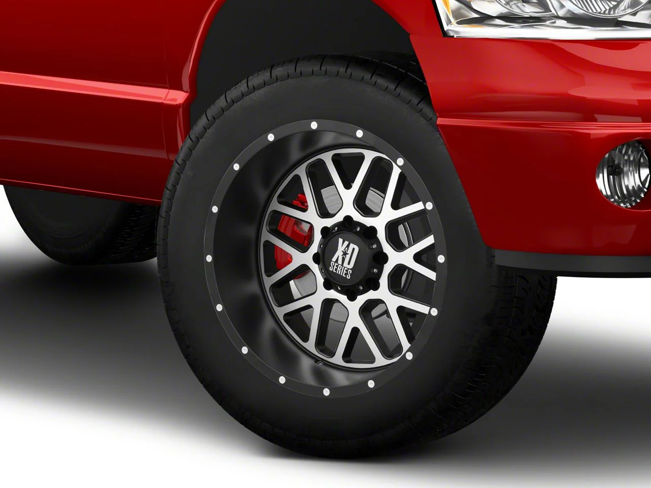 XD Grenade Satin Black Machined Face 8-Lug Wheel; 20x12; -44mm Offset (03-09 RAM 2500)
