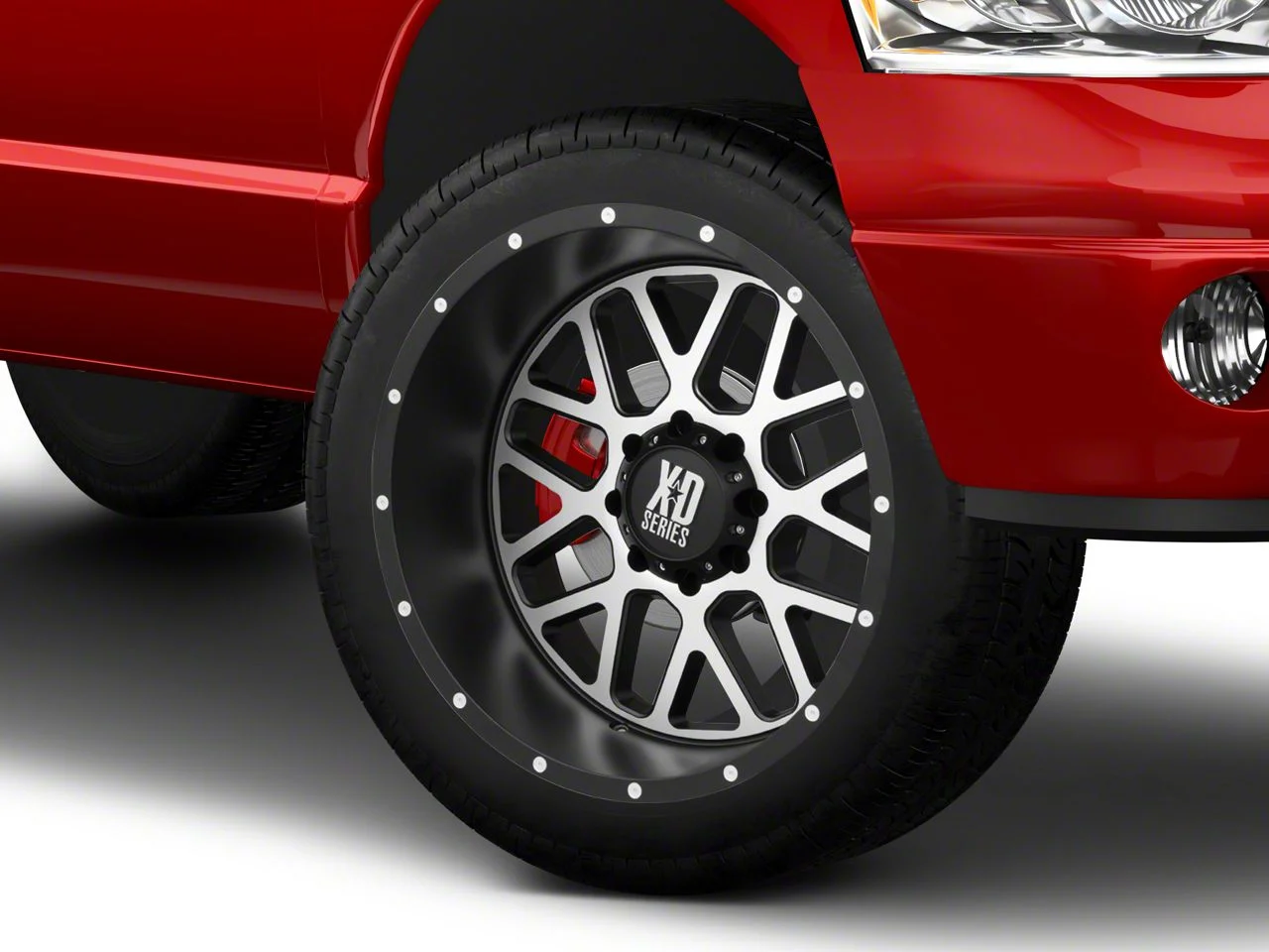 XD Grenade Satin Black Machined Face 8-Lug Wheel; 22x12; -44mm Offset (03-09 RAM 2500)