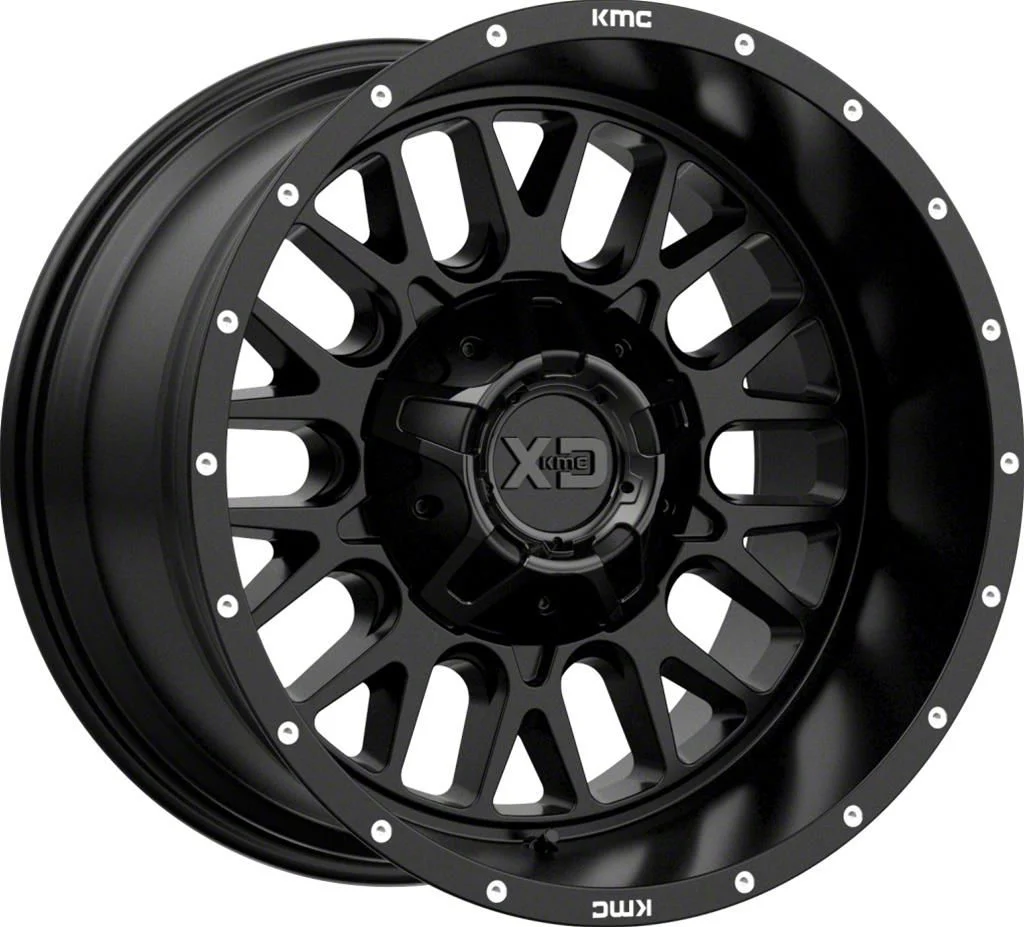 XD Snare Satin Black 8-Lug Wheel; 20x12; -44mm Offset (03-09 RAM 2500)