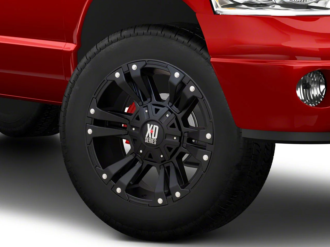 XD Monster II Matte Black 8-Lug Wheel; 20x10; -24mm Offset (03-09 RAM 3500 SRW)