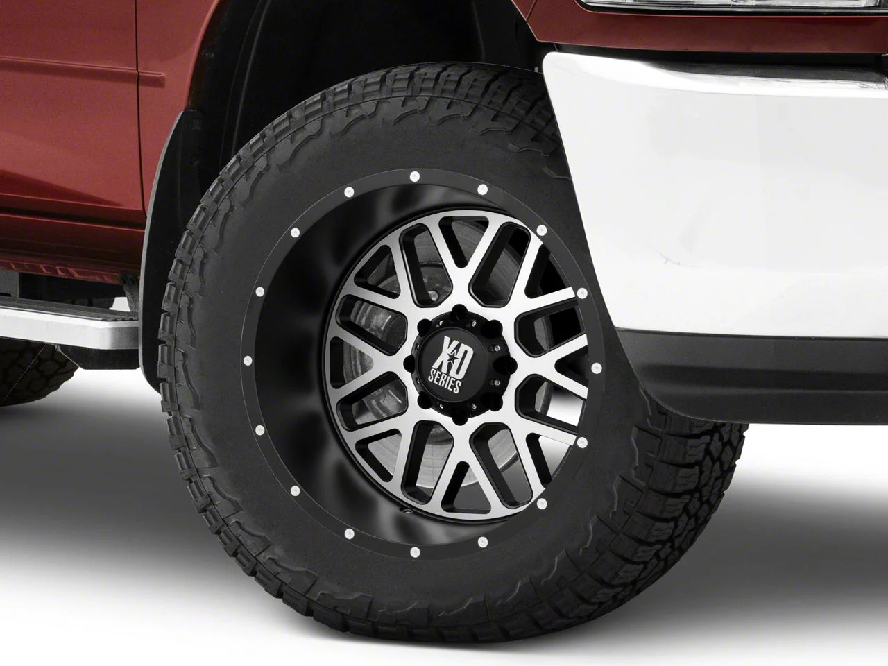 XD Grenade Satin Black Machined Face 8-Lug Wheel; 20x12; -44mm Offset (10-18 RAM 2500)