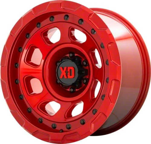XD Storm Candy Red 6-Lug Wheel; 17x9; 0mm Offset (15-20 Tahoe)