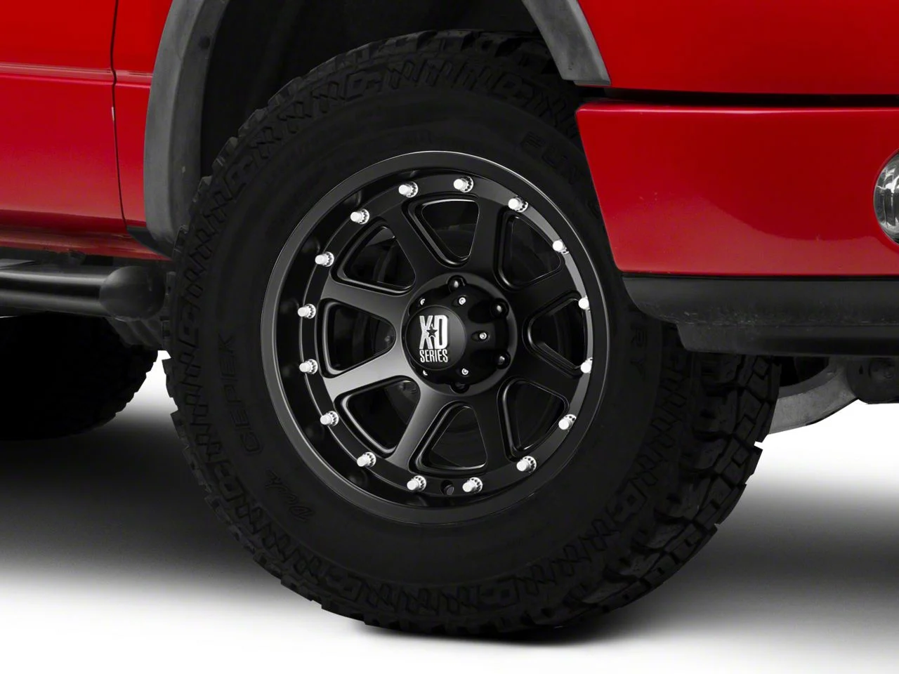 XD Addict Matte Black 6-Lug Wheel; 18x9; -12mm Offset (04-08 F-150)