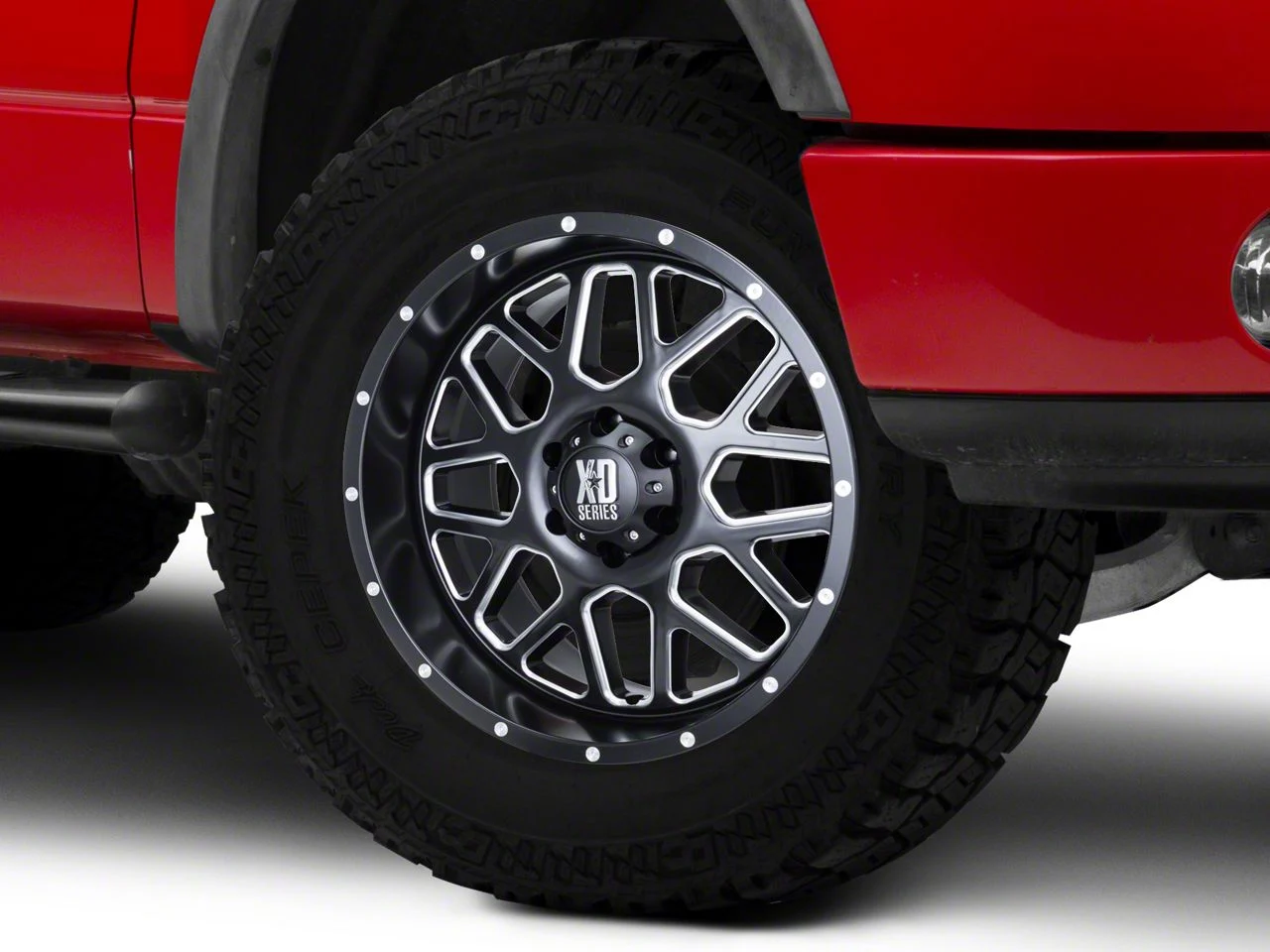 XD Grenade Satin Black Milled 6-Lug Wheel; 20x9; 18mm Offset (04-08 F-150)