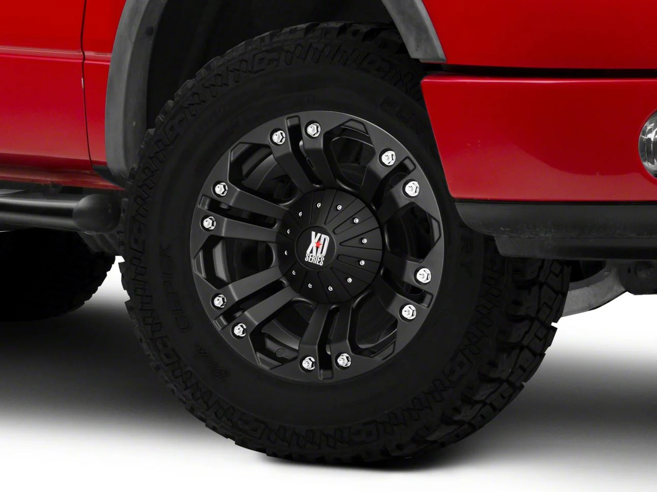 XD Monster Matte Black 6-Lug Wheel; 18x9; 35mm Offset (04-08 F-150)