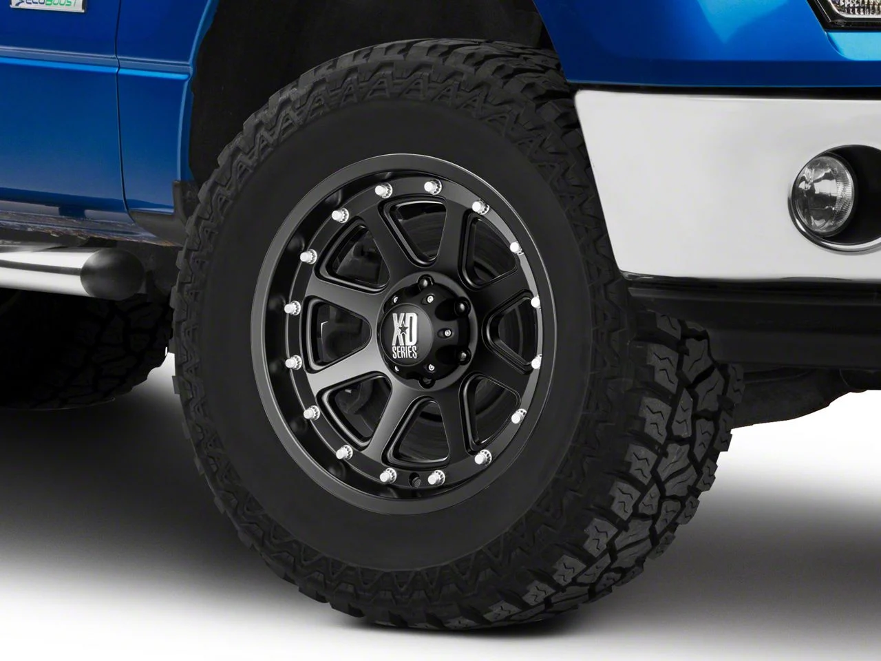 XD Addict Matte Black 6-Lug Wheel; 18x9; -12mm Offset (09-14 F-150)