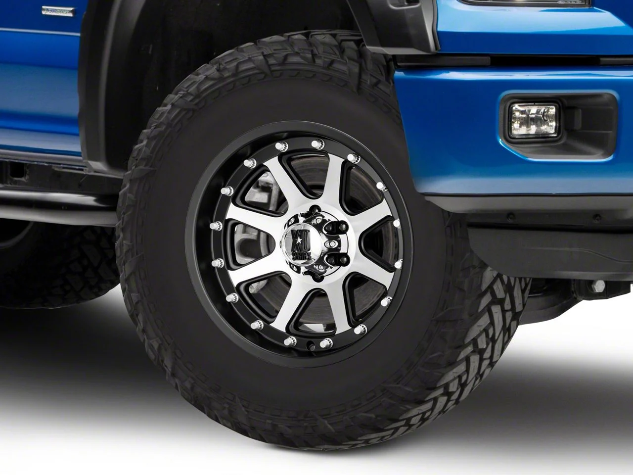 XD Addict Matte Black Machined 6-Lug Wheel; 18x9; 18mm Offset (15-20 F-150)
