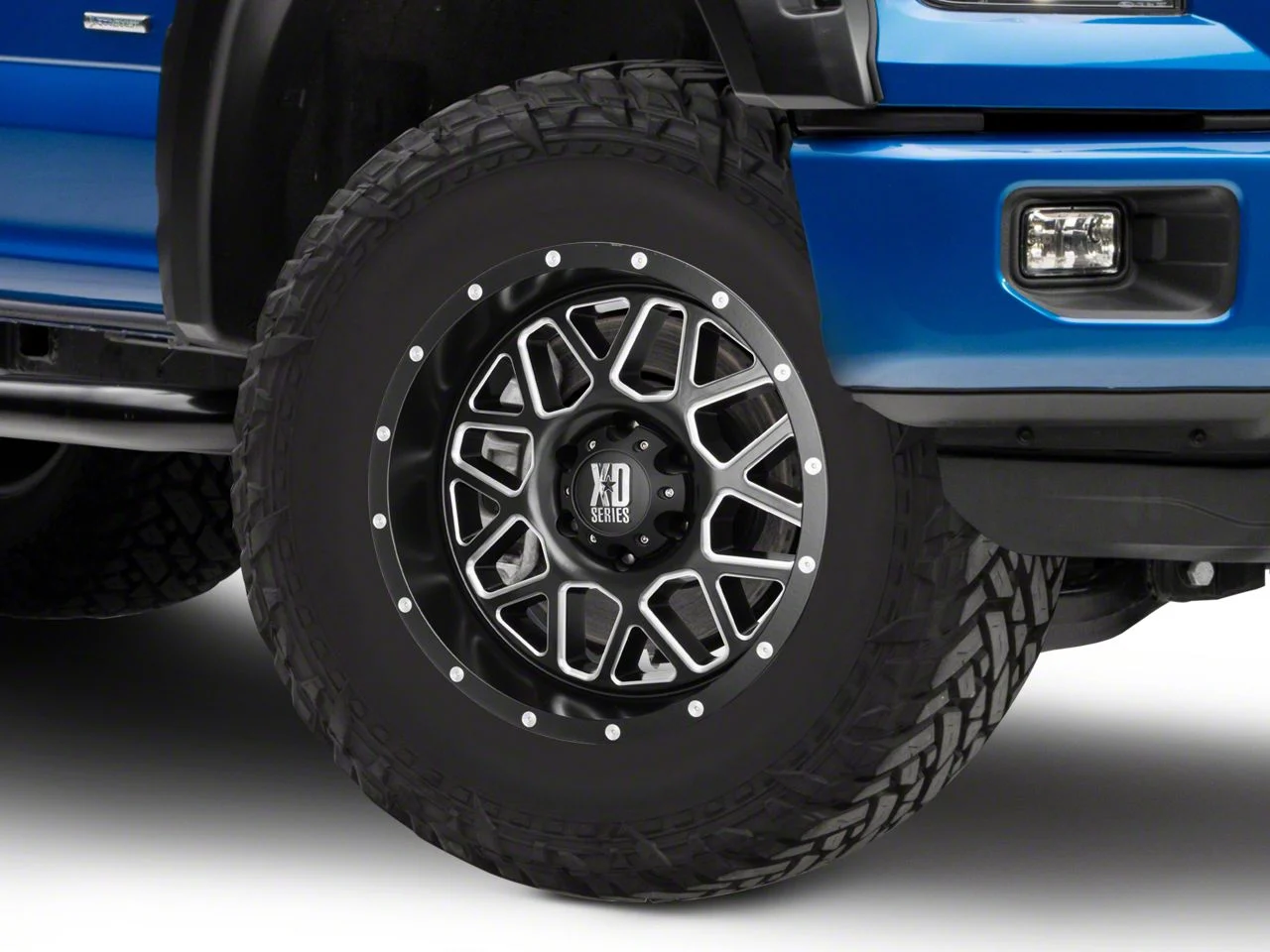XD Grenade Satin Black Milled 6-Lug Wheel; 18x9; 18mm Offset (15-20 F-150)