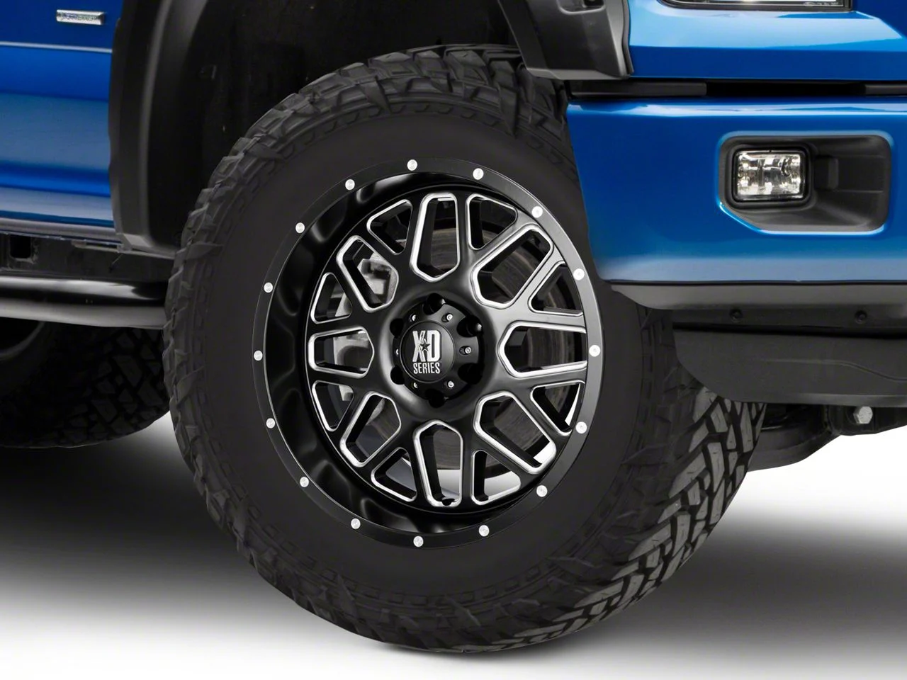 XD Grenade Satin Black Milled 6-Lug Wheel; 20x9; 18mm Offset (15-20 F-150)