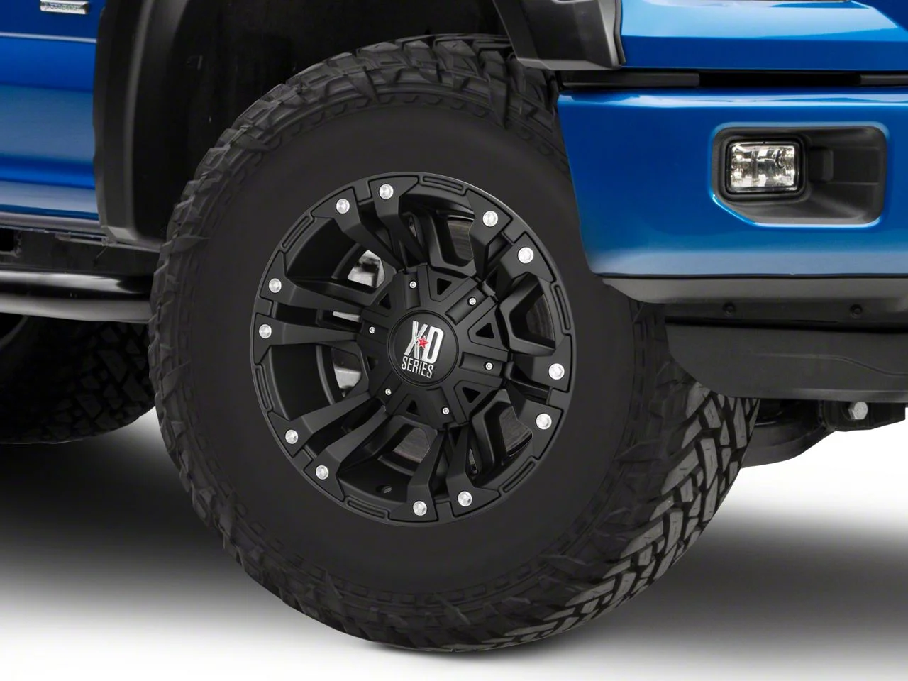 XD Monster II Matte Black 6-Lug Wheel; 17x9; 30mm Offset (15-20 F-150)
