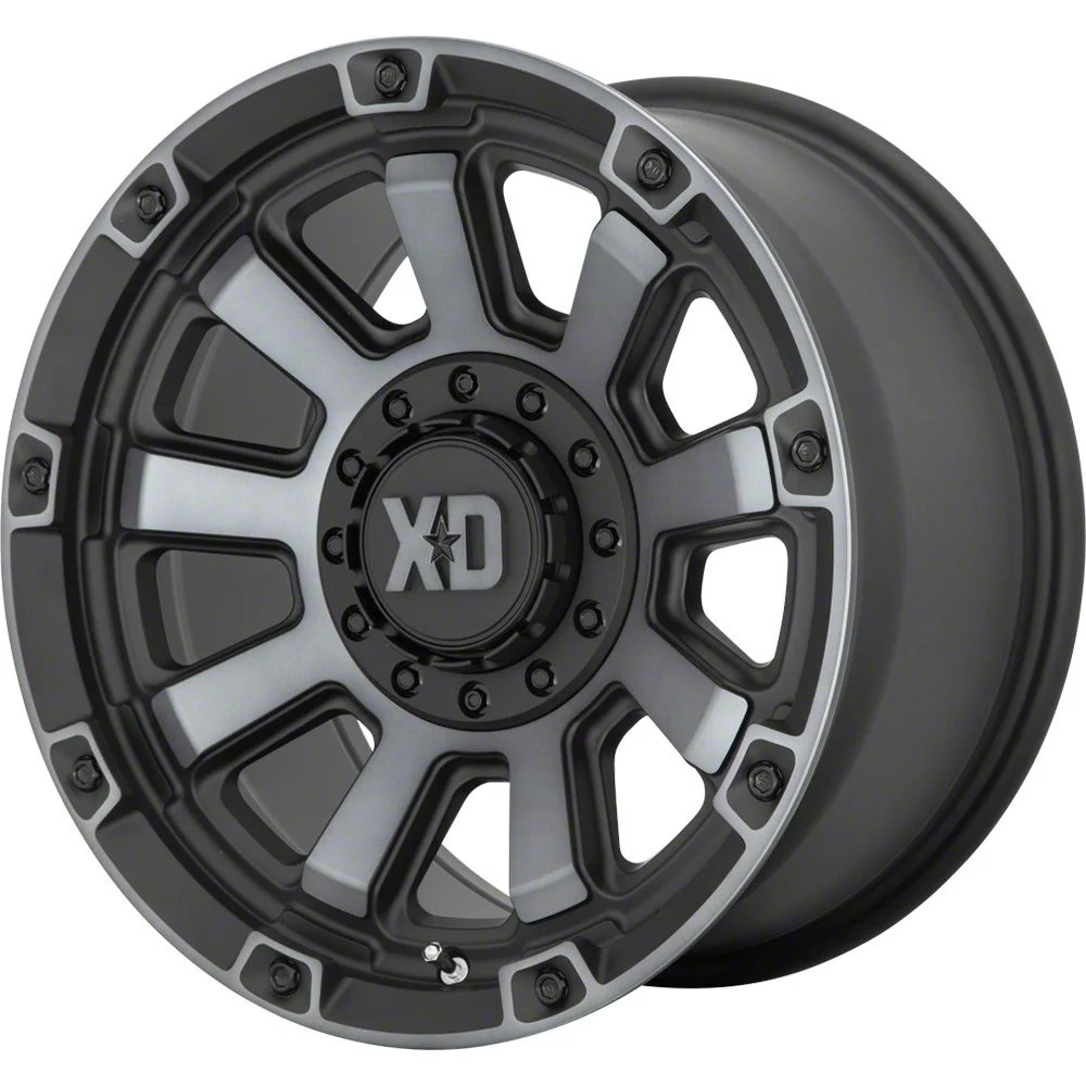 XD Gauntlet Satin Black with Gray Tint 6-Lug Wheel; 20x10; -18mm Offset (21-26 F-150)