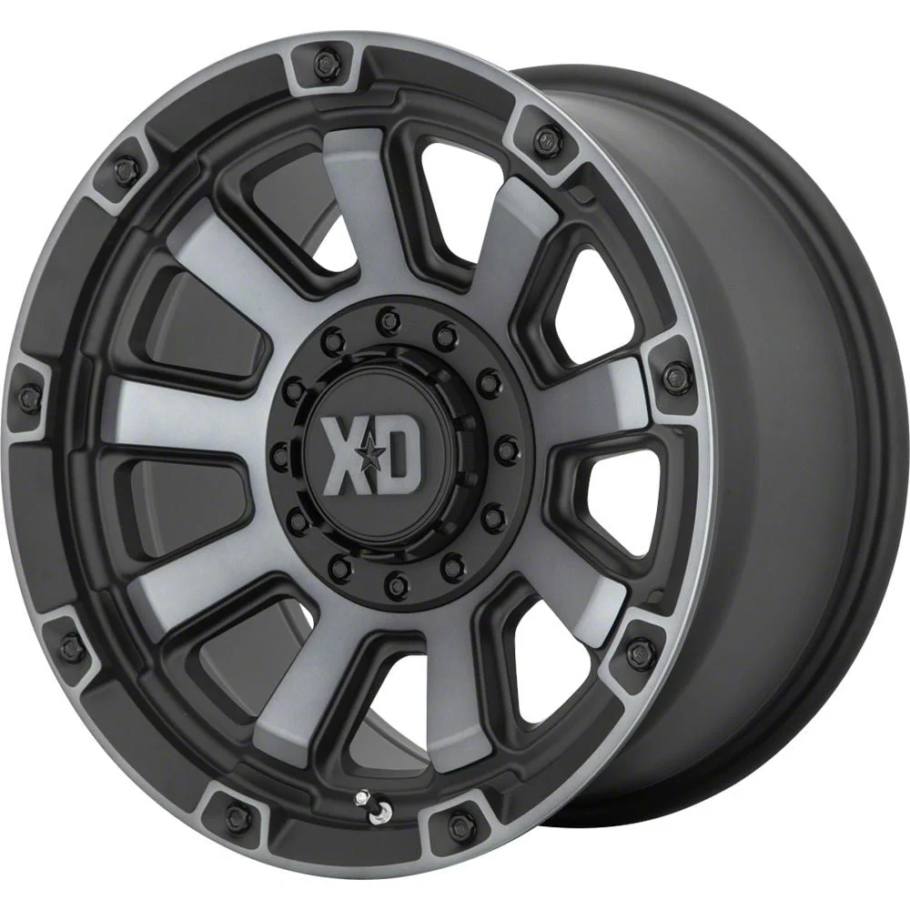 XD Gauntlet Satin Black with Gray Tint 6-Lug Wheel; 20x9; 0mm Offset (21-26 F-150)