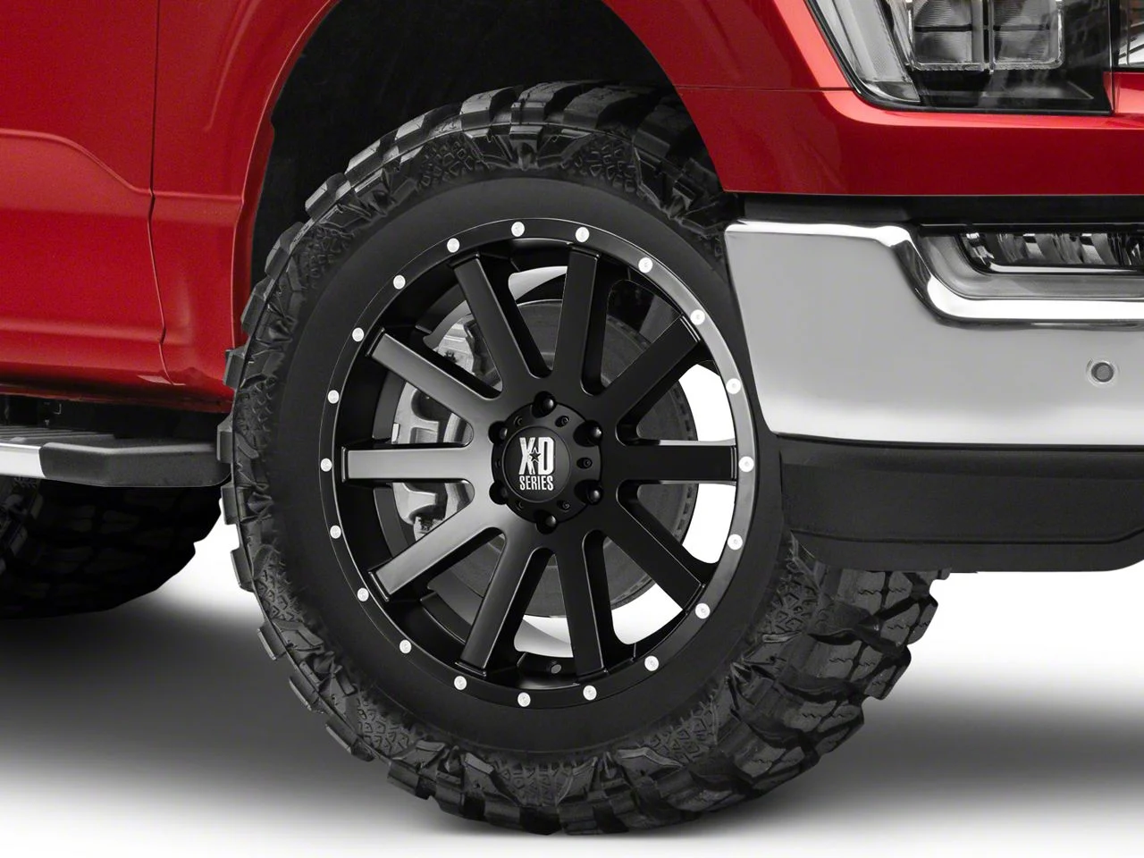 XD Heist Satin Black 6-Lug Wheel; 20x9; 18mm Offset (21-26 F-150)