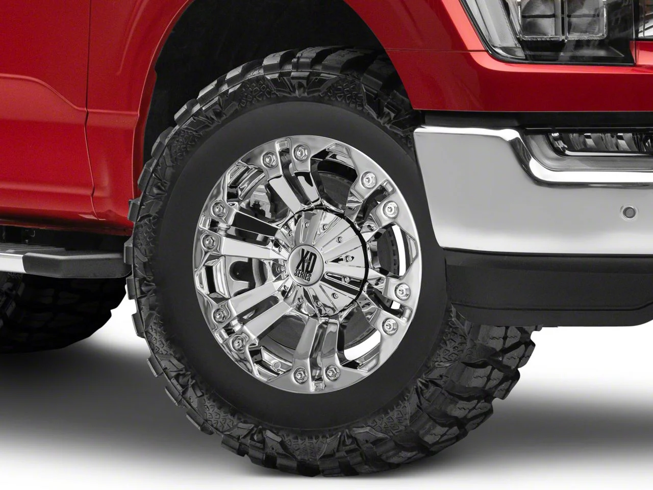 XD Monster Chrome 6-Lug Wheel; 18x9; 18mm Offset (21-26 F-150)