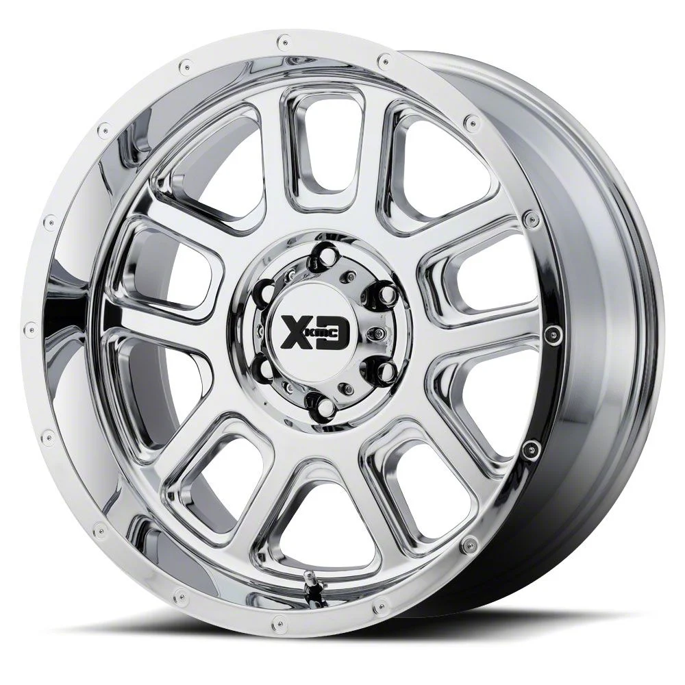 XD Delta Chrome 6-Lug Wheel; 20x12; -44mm Offset (14-18 Sierra 1500)