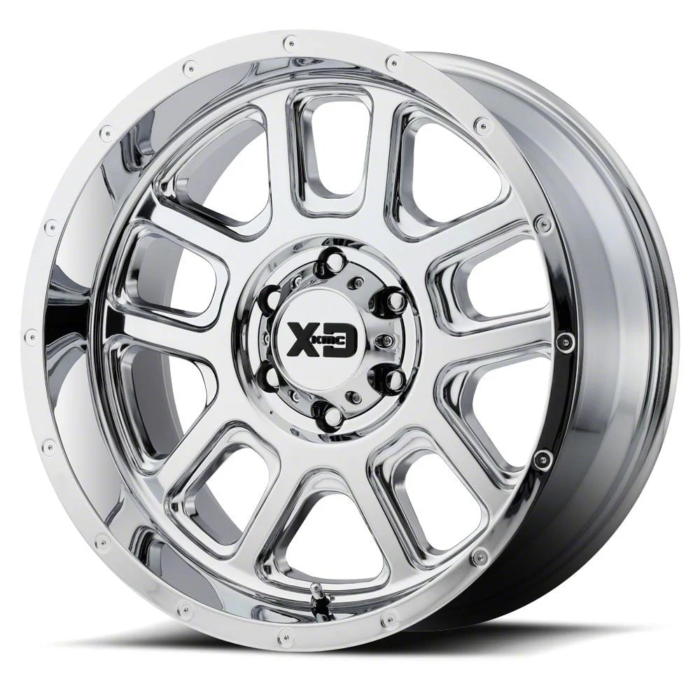 XD Delta Chrome 6-Lug Wheel; 20x12; -44mm Offset (14-18 Silverado 1500)