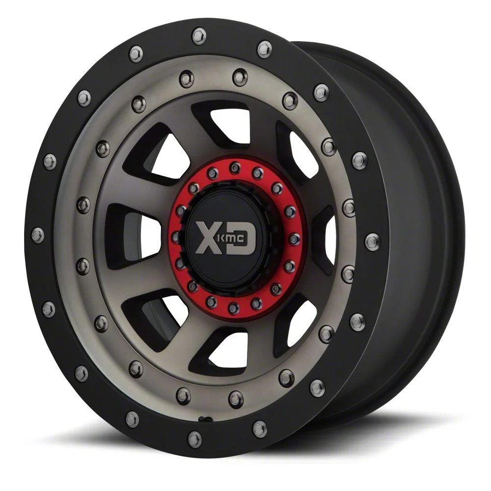 XD FMJ Satin Black with Dark Tint 6-Lug Wheel; 20x12; -44mm Offset (14-18 Silverado 1500)
