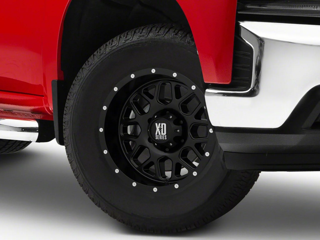 XD Grenade Satin Black 6-Lug Wheel; 17x8.5; 0mm Offset (19-26 Silverado 1500)