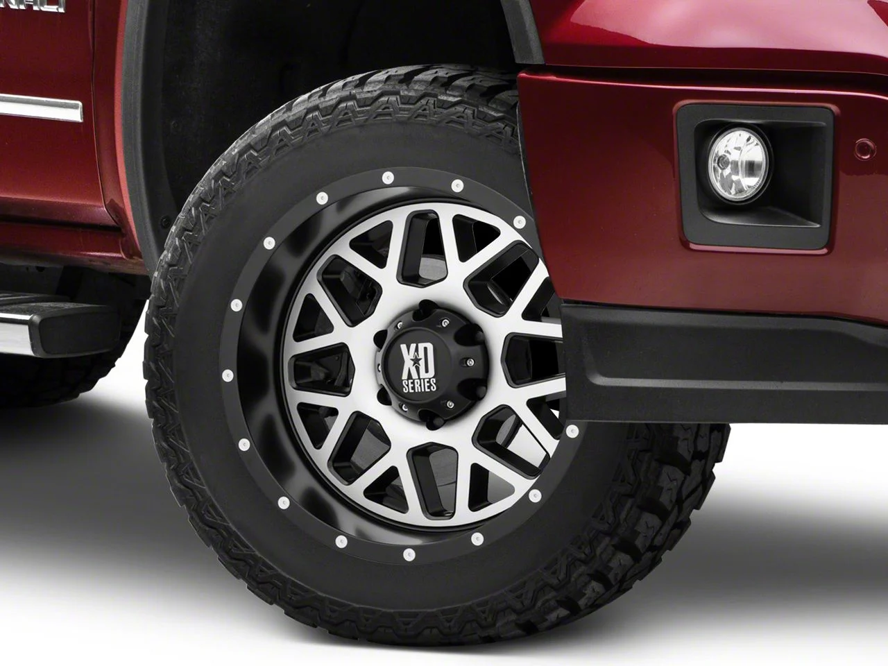 XD Grenade Satin Black Machined 6-Lug Wheel; 20x12; -44mm Offset (14-18 Sierra 1500)