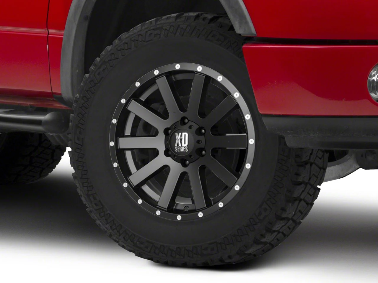 XD Heist Satin Black 6-Lug Wheel; 18x9; 30mm Offset (04-08 F-150)