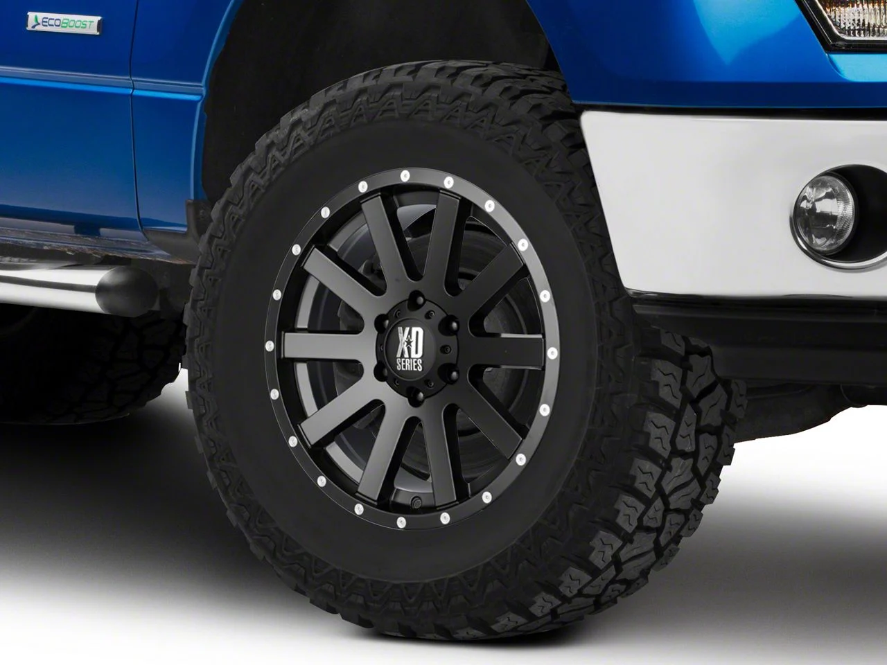 XD Heist Satin Black 6-Lug Wheel; 18x9; 30mm Offset (09-14 F-150)