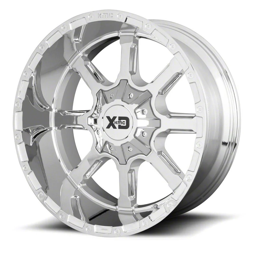 XD Mammoth Chrome 6-Lug Wheel; 20x12; -44mm Offset (19-26 Silverado 1500)