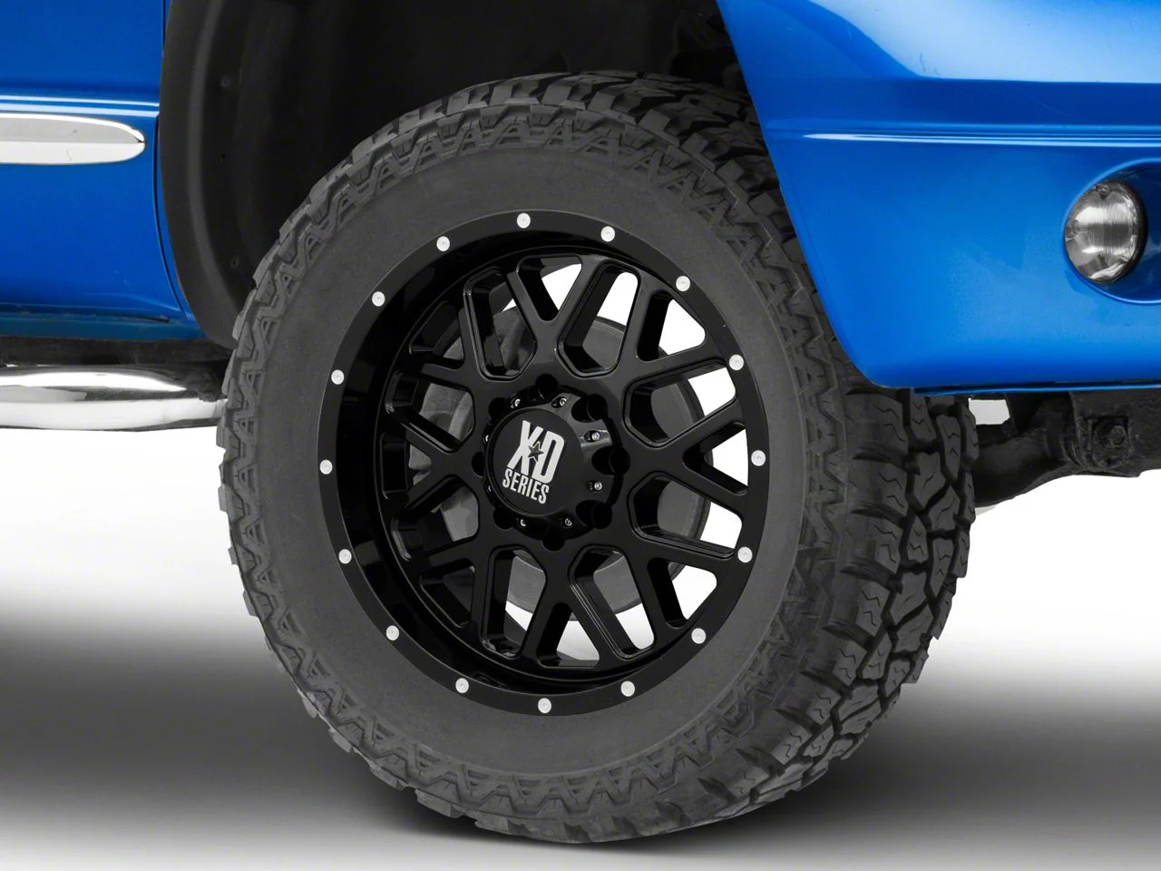 XD Grenade Gloss Black 8-Lug Wheel; 20x10; -24mm Offset (06-08 RAM 1500 Mega Cab)