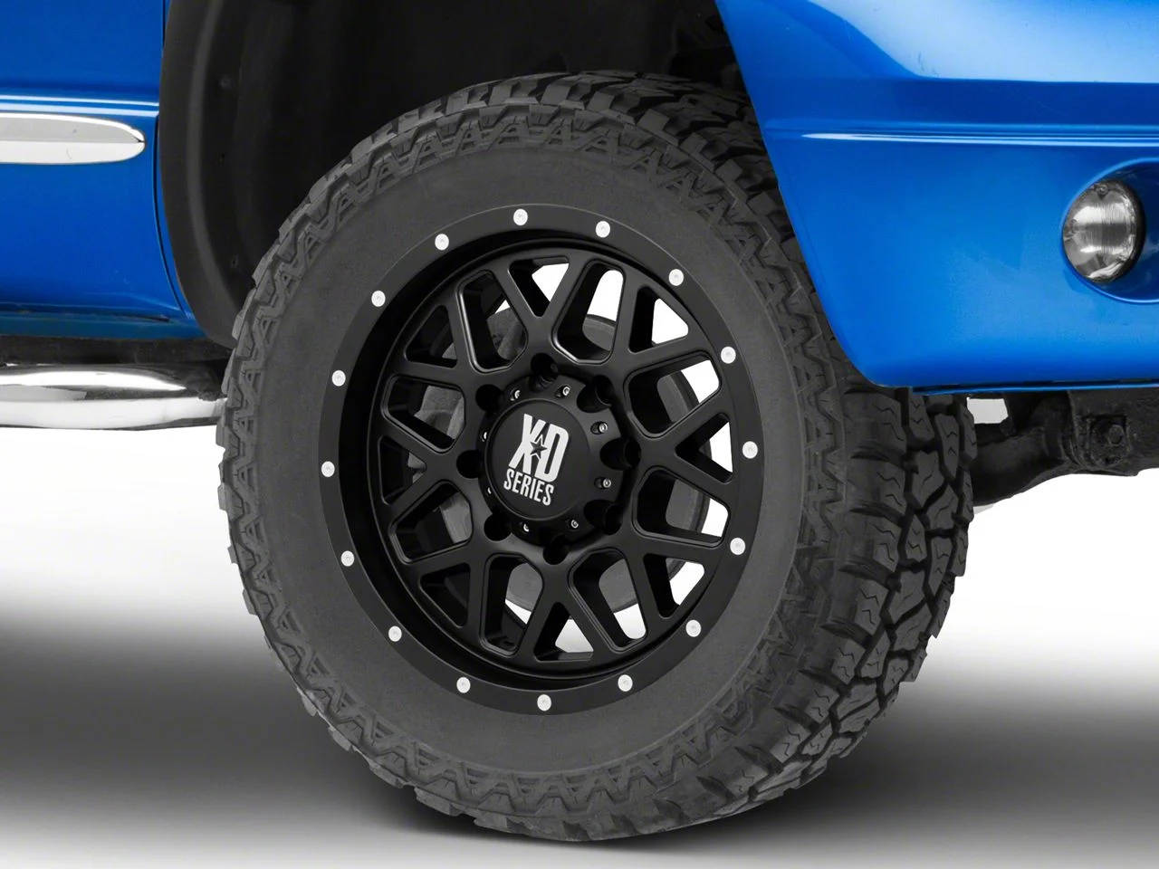 XD Grenade Satin Black 8-Lug Wheel; 20x12; -44mm Offset (06-08 RAM 1500 Mega Cab)