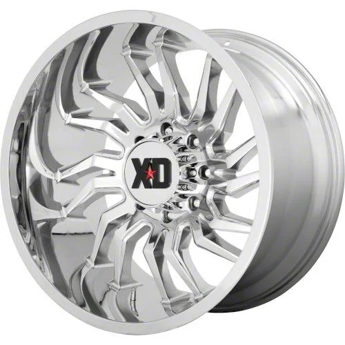 XD Tension Chrome 8-Lug Wheel; 22x12; -44mm Offset (06-08 RAM 1500 Mega Cab)