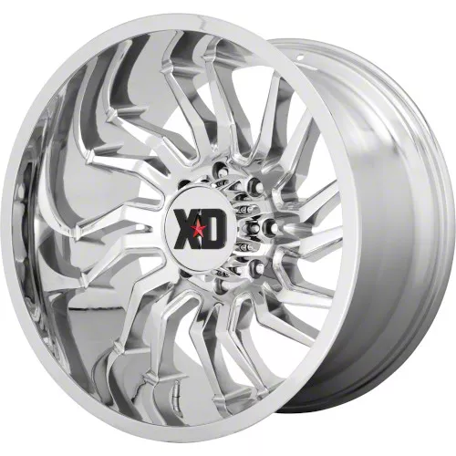 XD Tension Chrome 8-Lug Wheel; 22x12; -44mm Offset (19-26 RAM 2500)