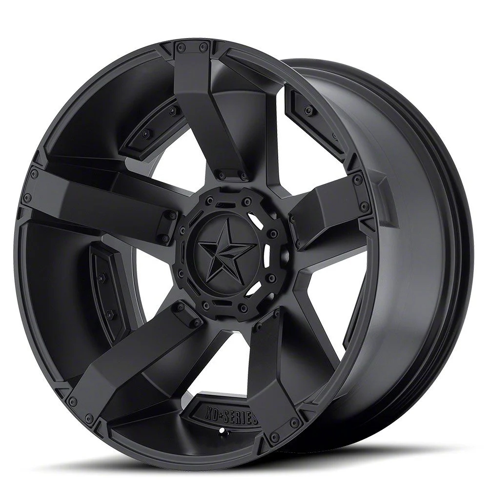 XD Rockstar II Matte Black 6-Lug Wheel; 22x12; -44mm Offset (14-18 Silverado 1500)