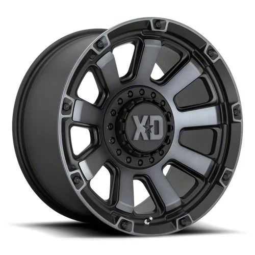 XD Gauntlet Satin Black with Gray Tint 6-Lug Wheel; 20x10; -18mm Offset (21-26 Tahoe)