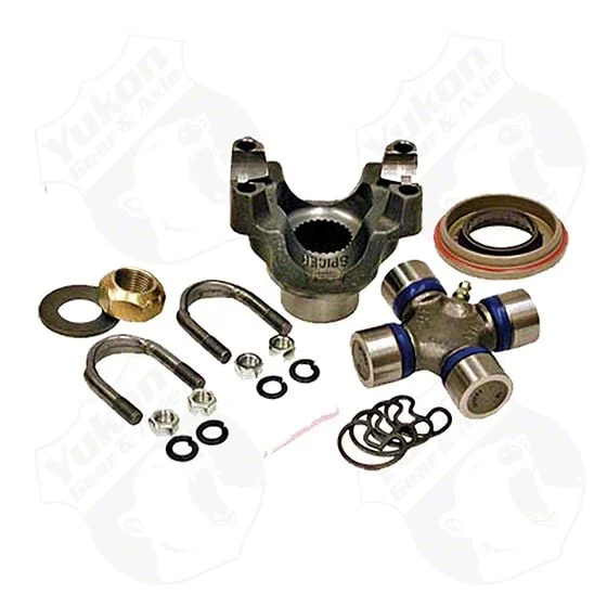 Yukon Gear Differential End Yoke; Rear Differential; Dana 60; Trail Repair Kit; Includes Yoke, Greasable 1310 U-Joint, U-Bolt Kit with Nuts and Lock Washers, Pinion Seal, Pinion Nut and Pinion Washer (11-15 4WD F-350 Super Duty)Find parts that fit my vehic