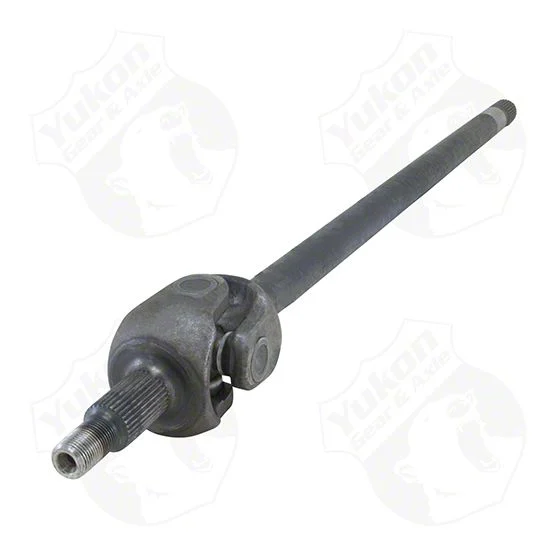 Yukon Gear Drive Axle Shaft; Front Left; Chrysler 9.25-Inch; Uses 1555 U-Joint (2010 4WD RAM 3500)