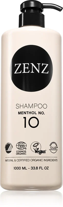 ZENZ Organic Menthol No. 10 shampoo per capelli e cuoio capelluto grassi 1000 ml