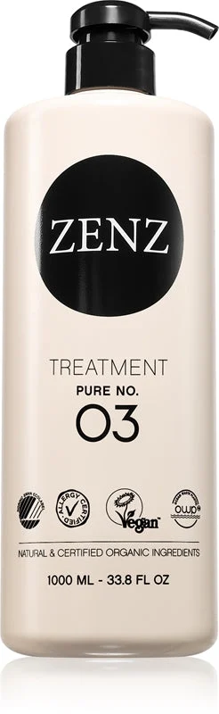 ZENZ Organic Pure No. 03 maschera trattante per capelli 1000 ml