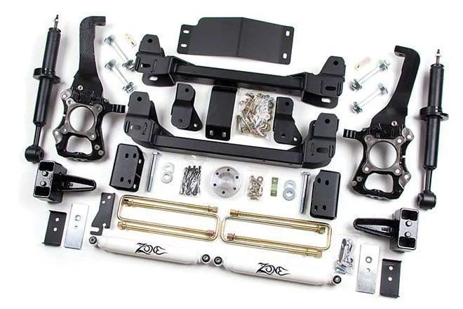 Zone Offroad 6-Inch Suspension Lift Kit with Shocks (09-13 2WD/4WD F-150, Excluding Raptor)