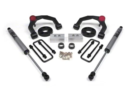 Zone Offroad 3-Inch Adventure Series Upper Control Arm Suspension Lift Kit with Nitro Shocks (15-20 4WD F-150, Excluding Raptor)