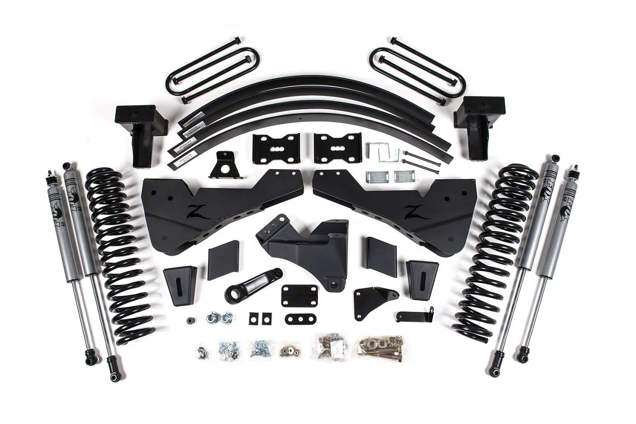 Zone Offroad 8-Inch Radius Arm Lift Kit with Nitro Shocks (11-16 4WD 6.2L F-350 Super Duty)
