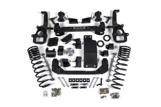Zone Offroad 4-Inch Suspension Lift Kit with Nitro Shocks (19-24 4WD RAM 1500 w/ 22-Inch Factory Wheels & w/o Air Ride, Excluding TRX)