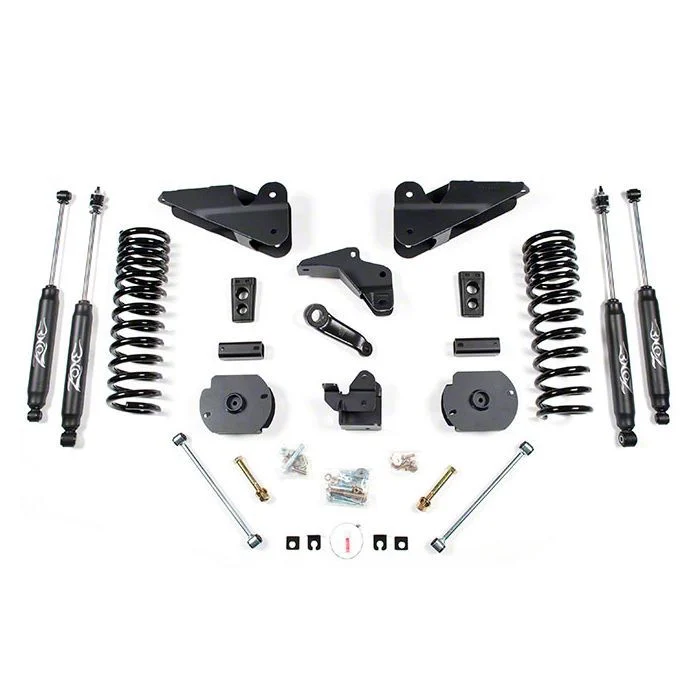 Zone Offroad 4-Inch Standard Suspension Lift Kit with Nitro Shocks (14-18 4WD 5.7L, 6.4L RAM 2500 w/o Air Ride)