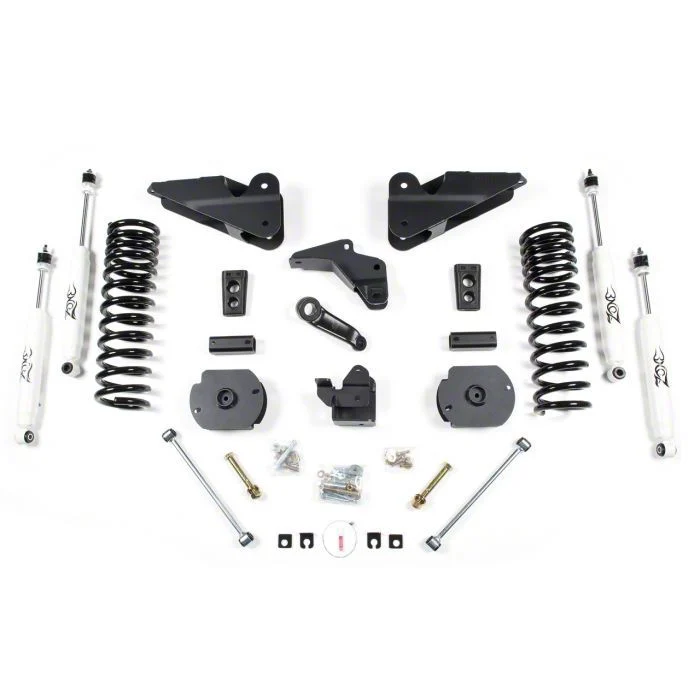Zone Offroad 4.50-Inch Standard Suspension Lift Kit with Nitro Shocks (14-18 4WD 6.7L RAM 2500 w/o Air Ride, Excluding Power Wagon)