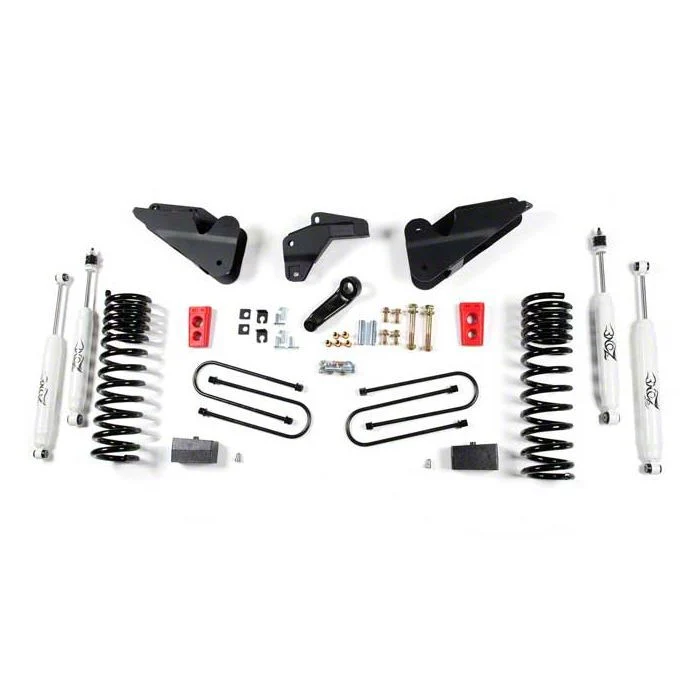 Zone Offroad 6.50-Inch Standard Suspension Lift Kit with Nitro Shocks (13-18 4WD 6.7L RAM 3500 w/o Air Ride)