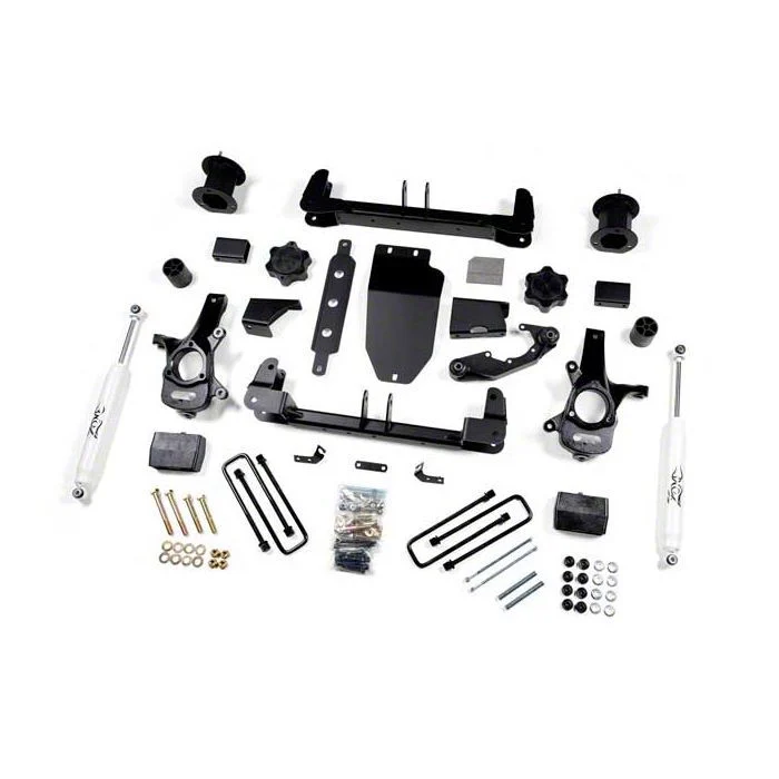 Zone Offroad 4.50-Inch Suspension Lift Kit with Nitro Shocks (14-18 4WD Sierra 1500 w/ Stock Cast Steel Control Arms, Excluding Denali)