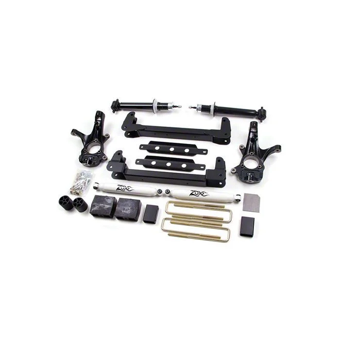 Zone Offroad 6.50-Inch Suspension Lift Kit with Nitro Shocks (07-13 2WD Sierra 1500)
