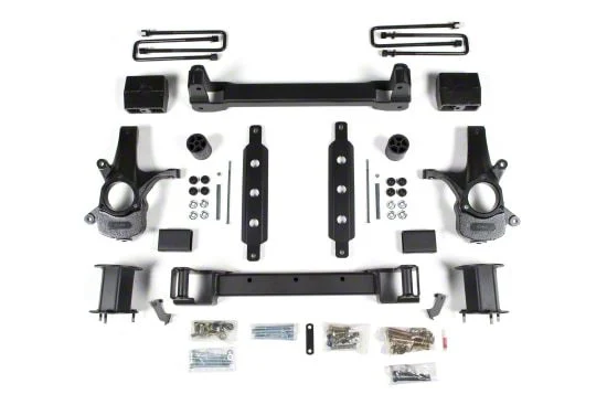 Zone Offroad 6.50-Inch Strut Suspension Lift Kit with Nitro Shocks (14-18 2WD Sierra 1500 w/ Stock Cast Steel Control Arms, Excluding Denali)