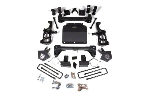 Zone Offroad 5-Inch Suspension Lift Kit with Fox Shocks (20-26 Sierra 2500 HD w/ Top Mounted Overload Springs)
