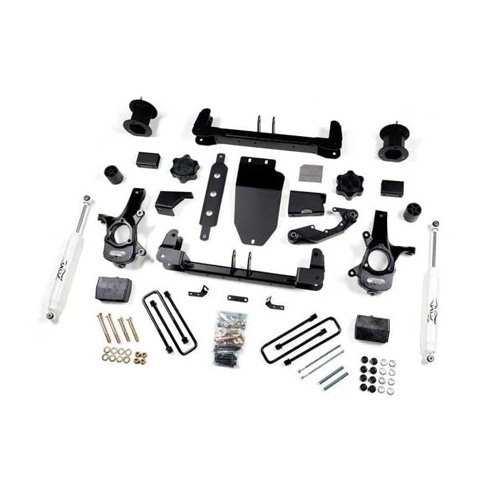 Zone Offroad 4.50-Inch Suspension Lift Kit with Nitro Shocks (14-18 4WD Silverado 1500 w/ Stock Cast Aluminum or Stamped Steel Control Arms)